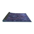 thumbnail image 2 of Ahgly Company Indoor Square Persian Blue Traditional Area Rugs, 7' Square, 2 of 4