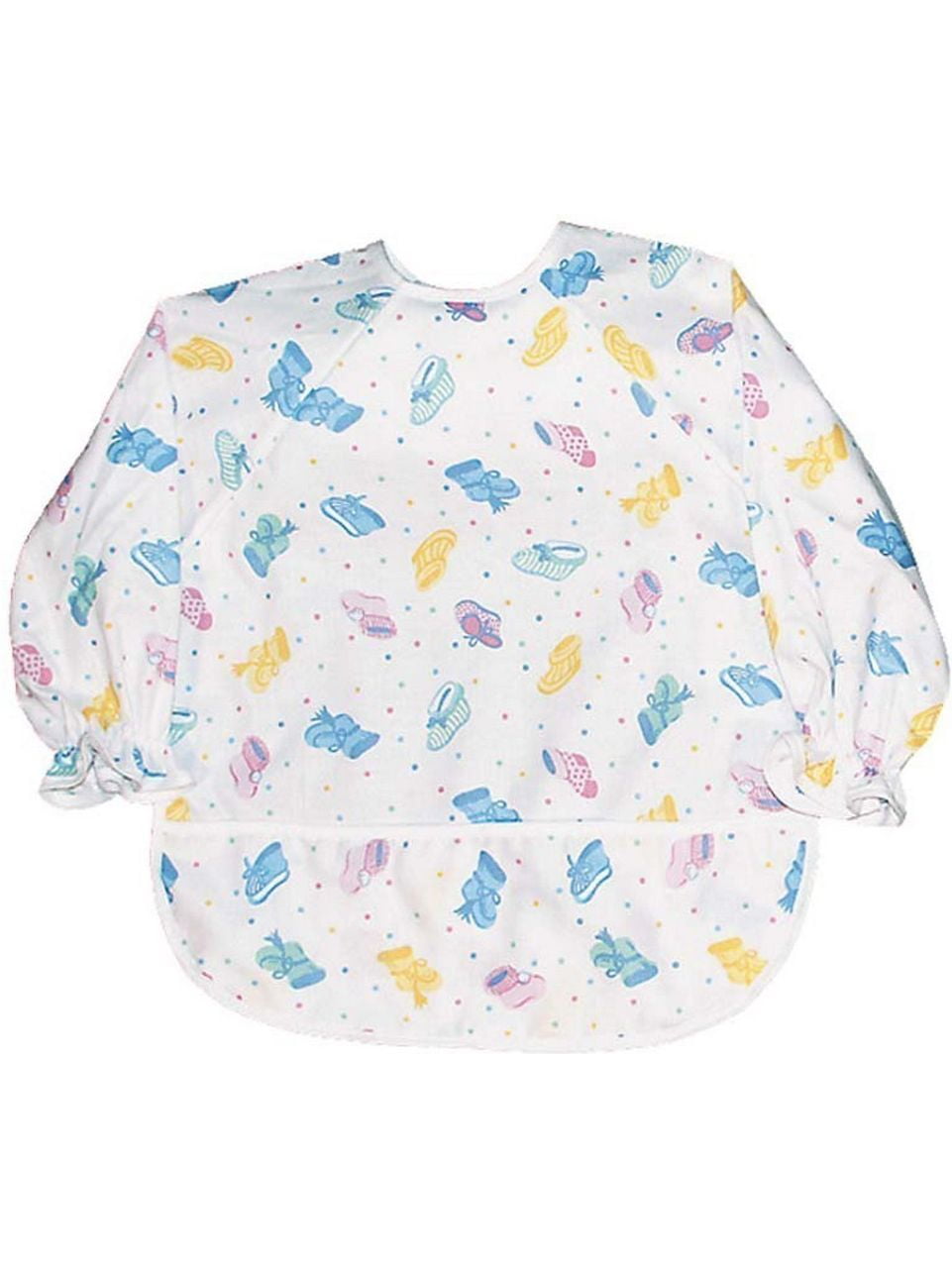 Unisex Baby Long Sleeve Print Bib-Booties Girl Print by Raindrops