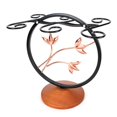 thumbnail image 2 of nipocaio Metal freestanding wine rack for wine glasses, kitchen, bar, table decoration, 2 of 5
