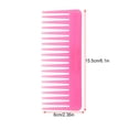 thumbnail image 3 of facefd Styling Hair Comb Light Weight Portable Small Useful Barbershop Tools Multi-functional Wide Tooth Candy Color Modelling Supply Pink, 3 of 5