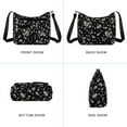 thumbnail image 5 of URSOFINE Lightweight Crossbody Bag for Women – Multi-Pocket Travel Purse with Anti-Theft Hidden Pocket & Luggage Strap, Adjustable Shoulder Bag for Work, College & Everyday Use (Botanical Print), 5 of 8