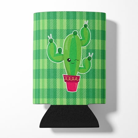 

Carolines Treasures BB6848CC Cactus Plaid Can or Bottle Hugger Can Hugger multicolor