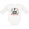 thumbnail image 3 of Inktastic Ballerina Dancer I Love Ballet Girls Long Sleeve Baby Bodysuit, 3 of 5