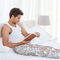 thumbnail image 5 of Honiee Cute Rabbit And Heart for men - a sleek fusion of Straight Pajama Pants, versatile Lounge Pants, and cozy Sleepwear, all rolled into one-Small, 5 of 6