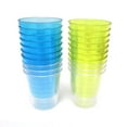 20 Shot Glasses Hard Plastic 1 Oz Mini Wine Glass Party Cups Barware