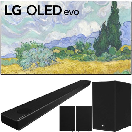 LG OLED77G1PUA 77" OLED evo Gallery TV (2021) Bundle with SP11RA Soundbar System