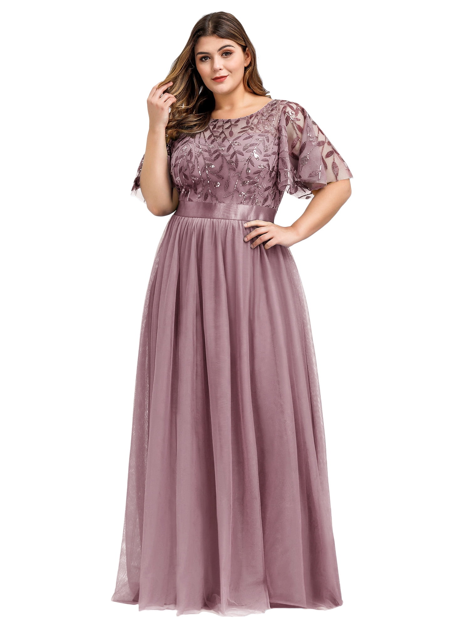 lilac dress plus size