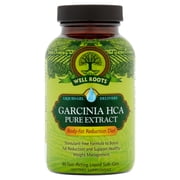Well Roots Garcinia HCA Pure Extract Fat Blocker Weight Loss Fast-Acting Liquid Soft-Gels, 80 Ct.