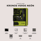 thumbnail image 5 of Gabinete XTREME PC GAMING Kronos Media Torre 4 Fan ARGB Verde Neon CXTGSXNG, 5 of 6