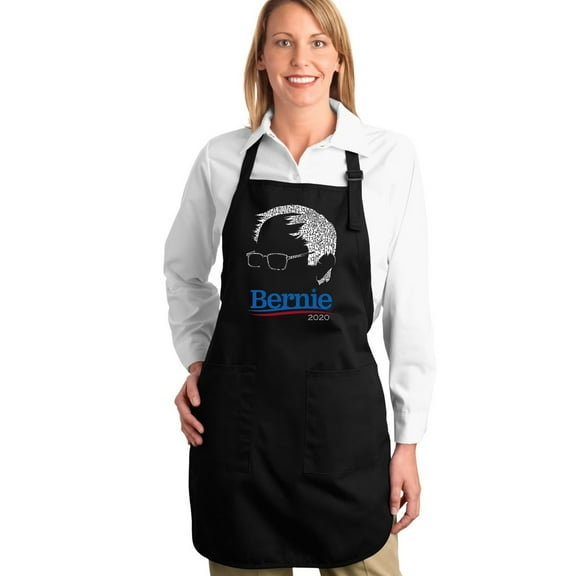 LA Pop Art Full Length Word Art Apron - Bernie Sanders 2020