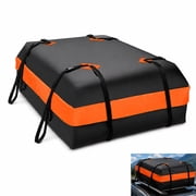 UHIAGREE Car Rooftop Cargo Carrier Roof Bag,15 cu ft Waterproof Car Storage,Durable Travel Cargo Bag