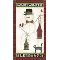 thumbnail image 2 of Shamp, Cindy 19x32 White Modern Wood Framed Museum Art Print Titled - Warm Winter Blessings, 2 of 4