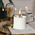 thumbnail image 6 of Gmogad Industrial Cement Candle Holder 3.35" Flameless Aromatherapy Cup for Home Decor Romantic Tabletop Centerpiece Beige Modern Ornament, 6 of 6