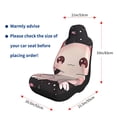 thumbnail image 5 of Pofeuu Cute Axolotl Sakura Blossoms Print Automotive Car Seat Covers Flat Cloth Full Set Seat Covers,Car Seat Covers front seats for Cars Trucks and SUVs-1, 5 of 9
