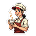 thumbnail image 6 of Cartoon Coffee Theme Stickers, Waterproof Coffee Theme Sticker for Water Bottle Laptop Phone Cases Planner Skateboard Luggage Helmet Party Favor Decor, Ideal for Adults Teens Teacher Rewards, 6 of 9