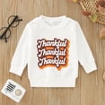 thumbnail image 5 of Gibobby Blusas De Niños Camisa deportiva de manga larga con estampado de para niños pequeños y niñas, ropa para niños(Blanco, 3-6 Meses), 5 of 5