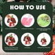 thumbnail image 3 of Kit de Manualidades Demonwer 12 Piezas Llavero de Perro Navideño DIY, 3 of 6