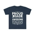 thumbnail image 1 of Proud dad Italian greyhound Dog Dad  Father's Day Unisex T-shirt S-3XL, 1 of 2