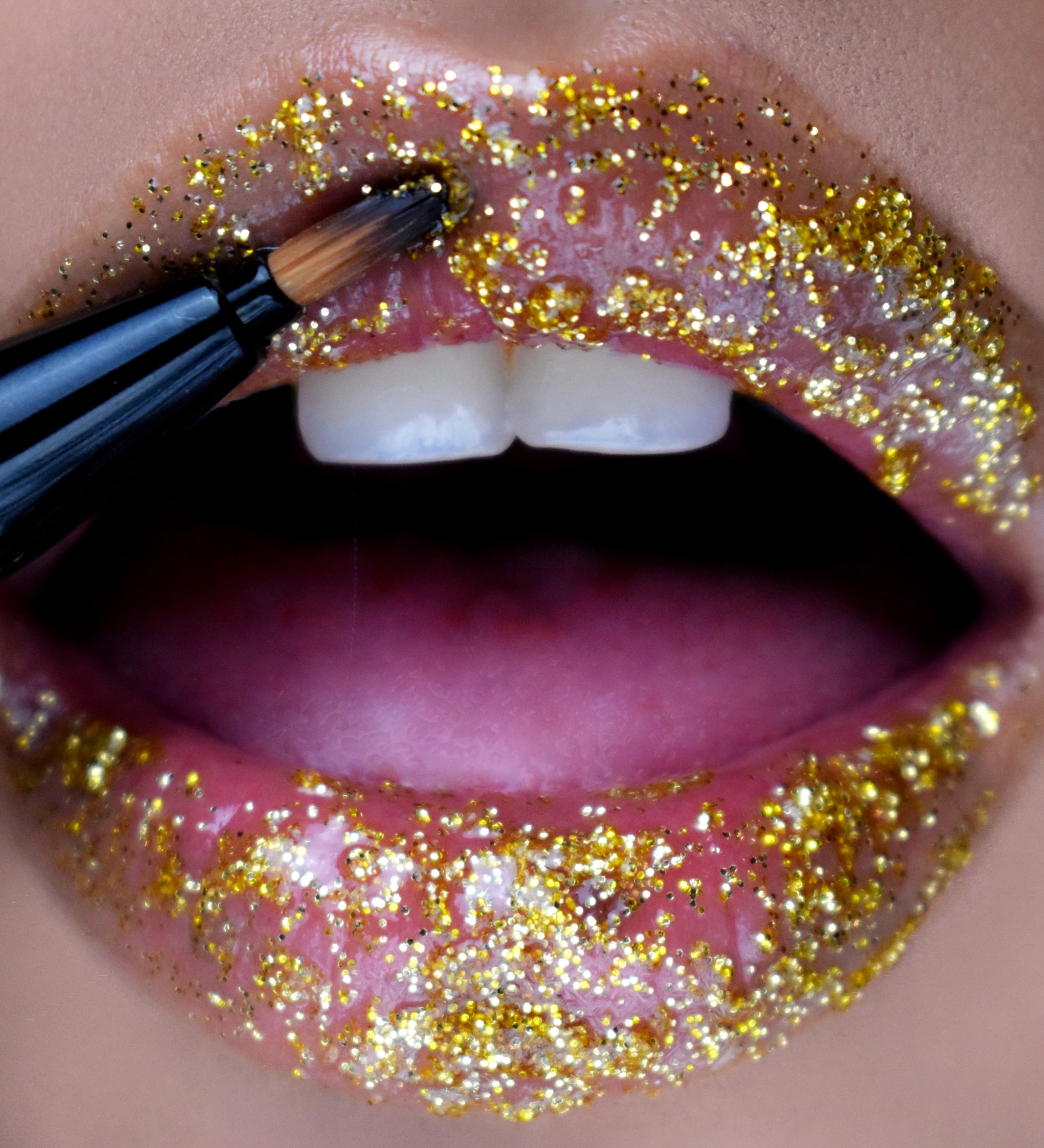 "Richmond St" Lip Frosting, Gold Glitter Lip Gloss, .4oz