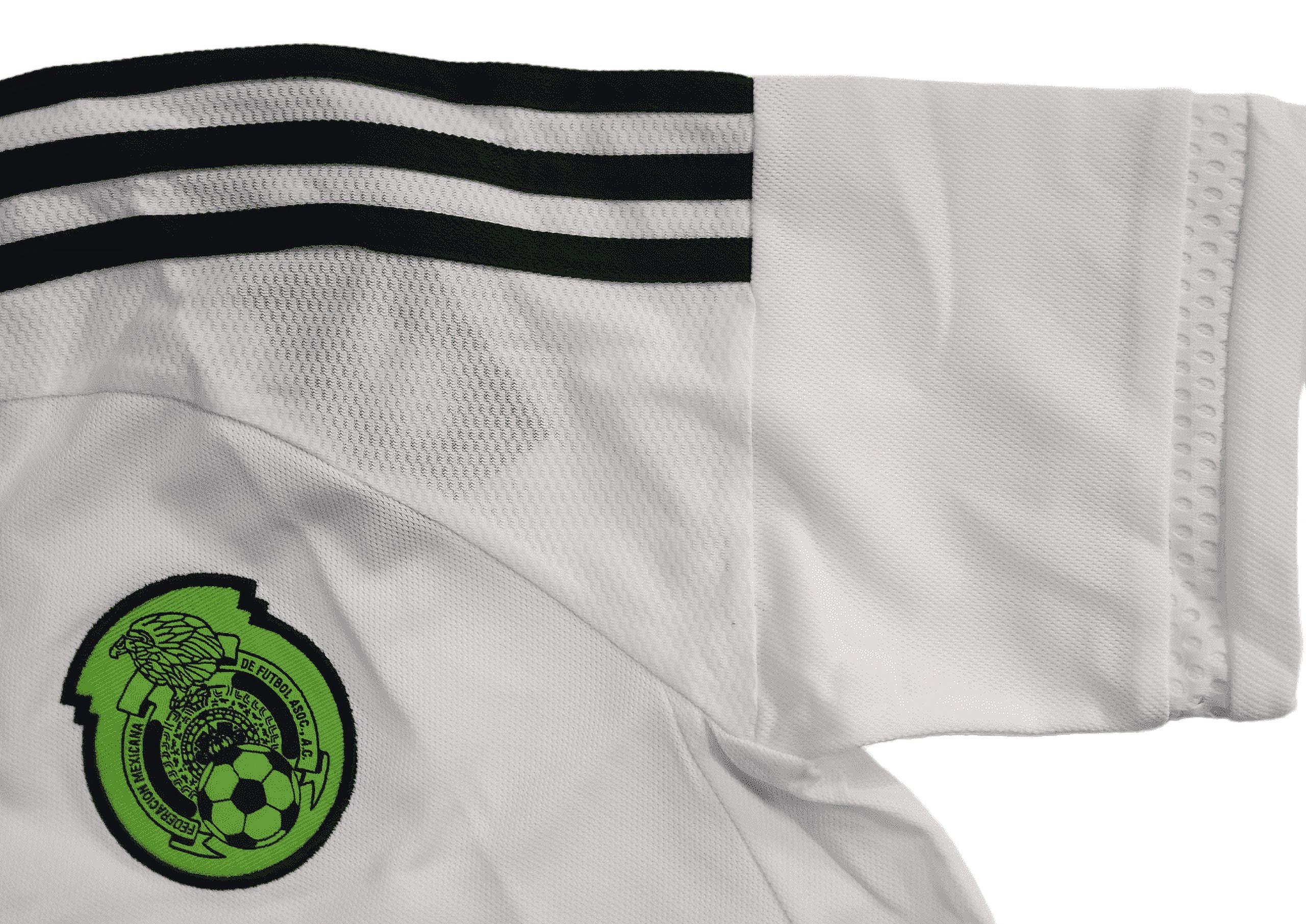 adidas Men's International Soccer Mexico Jersey, White/Black/Sesogr/H, XL