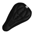 thumbnail image 1 of Funda de asiento de sillín de bicicleta Cojín de alfombrilla cómodo para bicicleta de carretera de montaña negro FLhrweasw Nuevo, 1 of 3