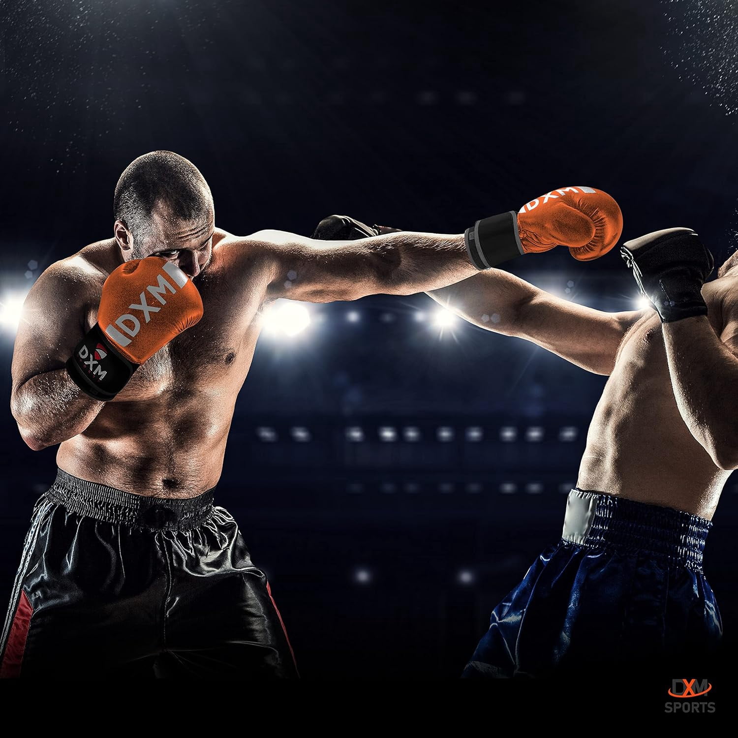 DXM SPORTS Boxing Gloves for Men & Women, Ideal for Heavy Punching Bag Workout Kickboxing, Muay Thai, MMA - 12oz