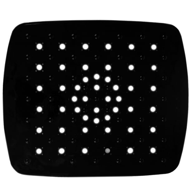 Home Basics Small PVC Sink Mat, Black