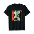 thumbnail image 1 of T-Shirt Cadeau de Sport Rugby Style Vintage des Années 1970 - comme sur l'Image - 2TG, 1 of 2