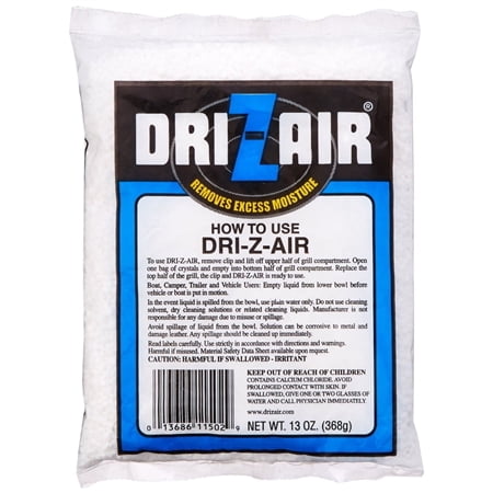 

2 PC-Dri-Z-Air DZA-13 Dehumidifier Refill Air Crystals- 13 Oz.