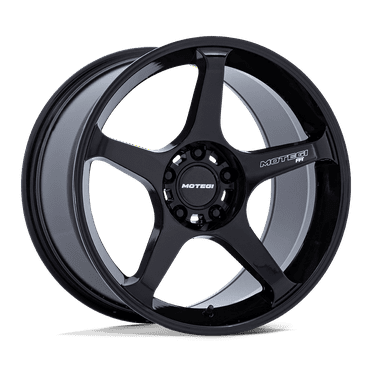 18x9.5 Motegi MR159 Battle V Blackbird Metallic Wheel 5x4.5 (15mm)