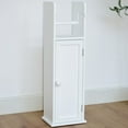 thumbnail image 3 of Bathroom Storage Unit with Cupboard and Toilet Paper Dispenser, 3 of 4