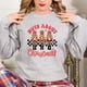 thumbnail image 3 of Nuts About Christmas Cascanueces sudadera para mujer, camiseta Retro para fiesta de Navidad, ropa de vacaciones, camisa divertida linda, ropa de invierno, 3 of 4