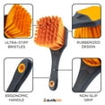 thumbnail image 3 of Suds Lab Heavy Duty Tire Brush Rubberized Handle Soft Bristle Car Detailing Wheel Brush, Rim, Wheel, Dust Cleaner Brush, 3 of 7