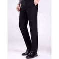 thumbnail image 3 of Pantalones De Traje De Pierna Recta Sin Pliegues Para Hombre, 3 of 8
