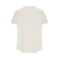 thumbnail image 6 of ZKCCNUK Summer Tops for Women Tops Short Sleeve Summer T-Shirts Curved Hem Casual Fashion Shirts, 6 of 7