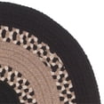 thumbnail image 2 of CI47R024X120 Corsair Banded Runner - Black 2x10 Rug, 75% Polypropylene/ 25% Wool - Runner (Oval)., 2 of 2