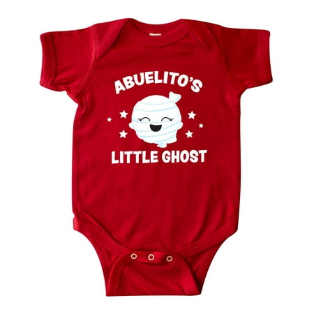 

Inktastic Cute Abuelito s Little Ghost with Stars Gift Baby Girl Bodysuit