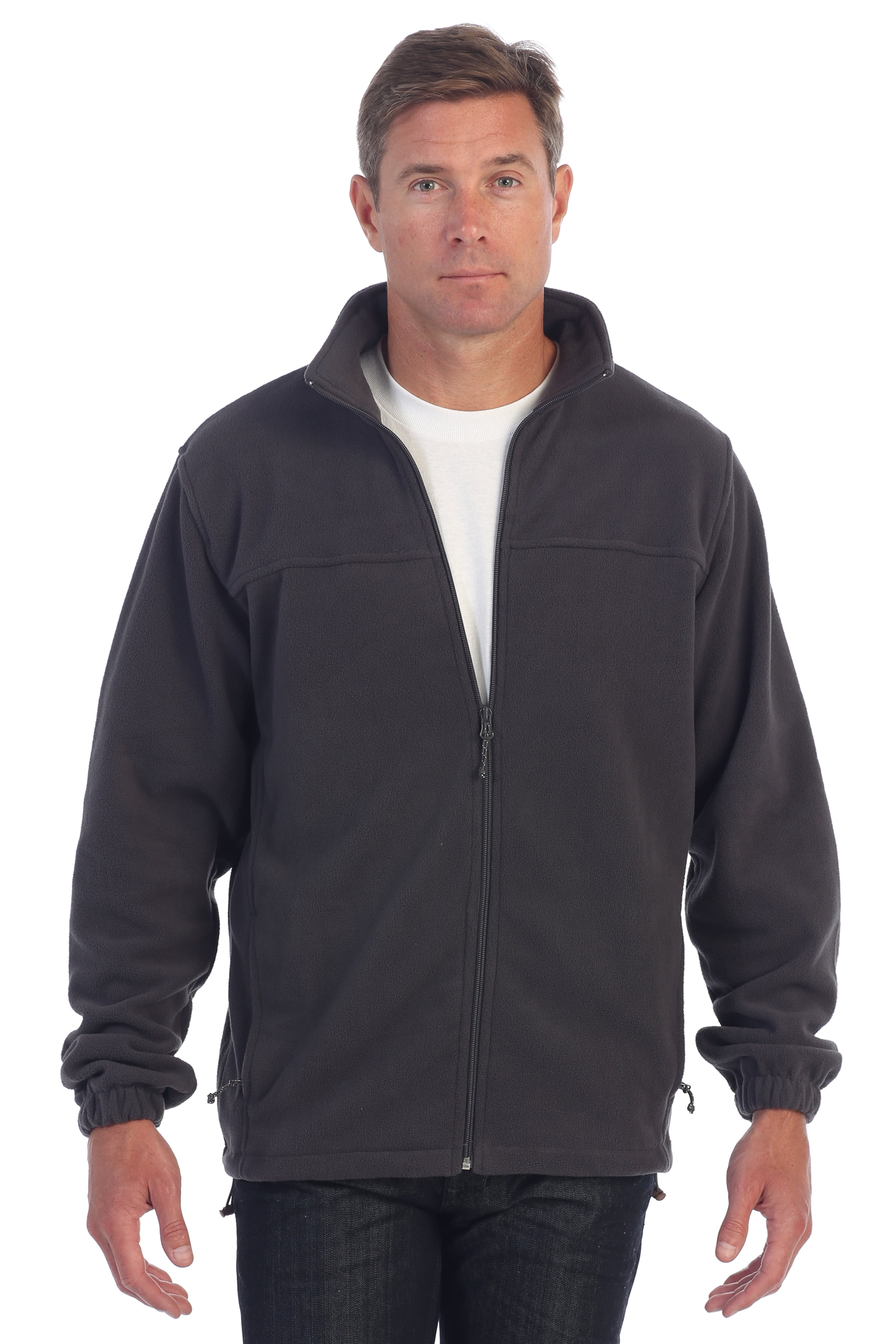 Gioberti Mens Full Zip Polar Fleece Jacket - Walmart.com
