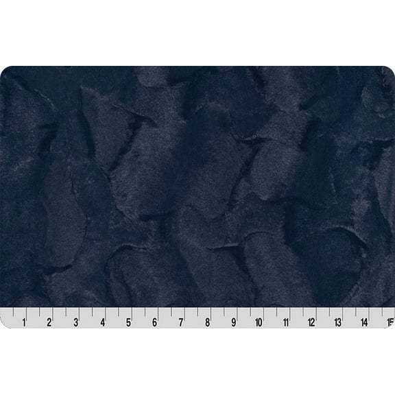 Minky Luxe Cuddle® Hide Navy (1yard)