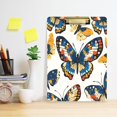 thumbnail image 5 of Acrylic Writing Board Silver12.5*9 Inch Clipboards Transparent Acrylic Material Suitable For Office Classroom Teachers Fashion Bloggers Stationery Enthusiasts Beautiful Colored Butterfly, 5 of 9