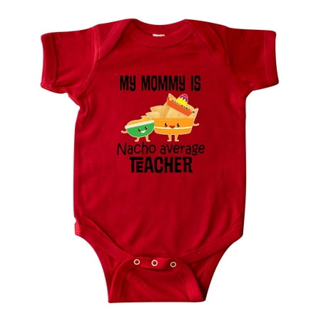 

Inktastic My Mommy is Nacho Average Teacher Gift Baby Boy or Baby Girl Bodysuit