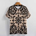 thumbnail image 4 of Paisley T Shirts Basic T-Shirt Short Sleeve Ladies Tee Shirt Summer Graphic Clothing, 4 of 5