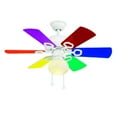 thumbnail image 2 of Hampton Bay Minuet III 36 in. Indoor White Ceiling Fan with Light Kit AG806C-WH, 2 of 4