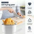 thumbnail image 2 of Deep Fryer Pot Stainless Steel Frying Pan with Basket and Handle Portable Square Deep Frying Pan with Lid Multifunctional Deep Fryer for Frying Fish Chicken and Fries, 2 of 8
