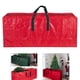 thumbnail image 4 of Bolsa de almacenamiento de árbol de Navidad Sunnimix rojo 165x76x38cm, 4 of 8