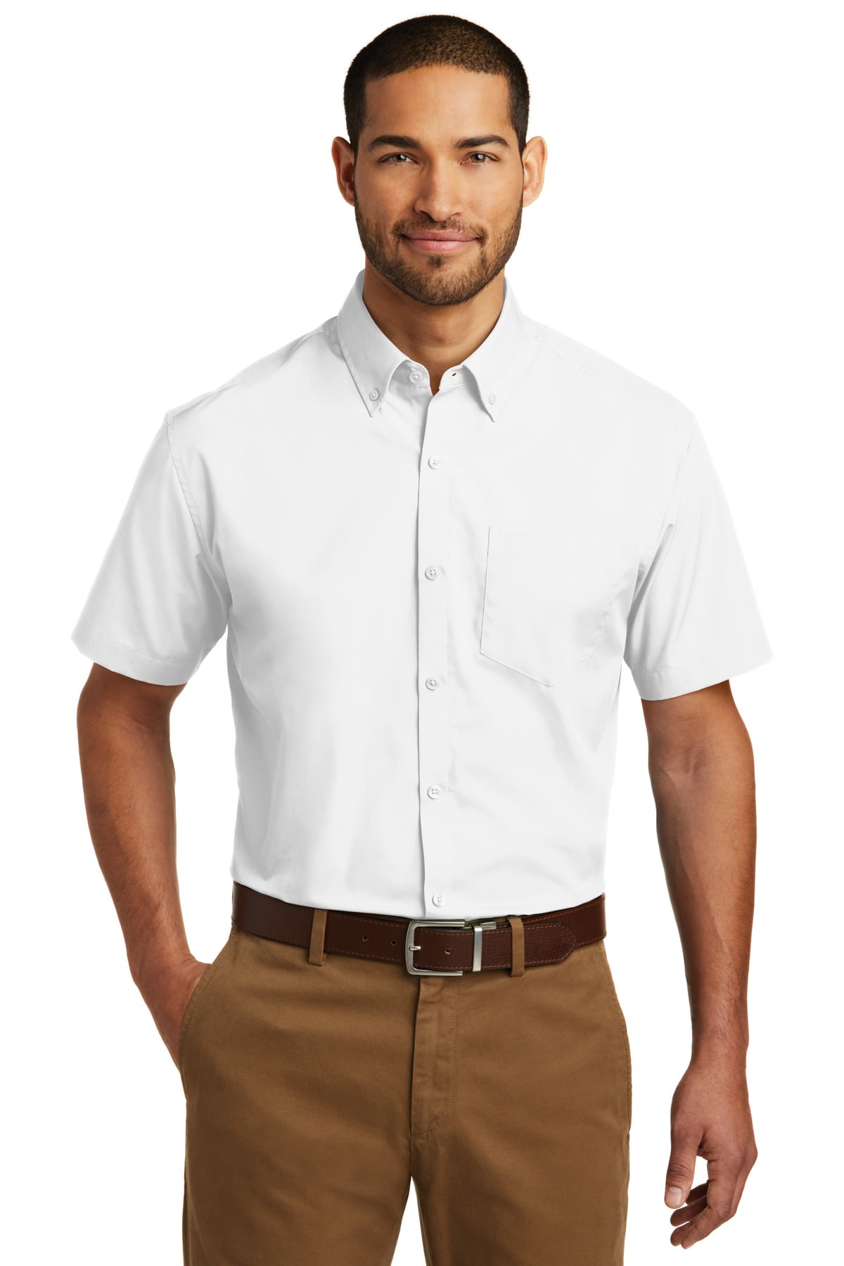 Dockers Signature Dockers White Dress Shirts Edwards Garments Men's Easy  Care Oxford (1027)  In Unison Apparel