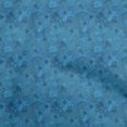 thumbnail image 1 of oneOone Velvet Blue Fabric Abstract Floral Sewing Material Print Fabric By The Yard 58 Inch Wide-2rb, 1 of 5