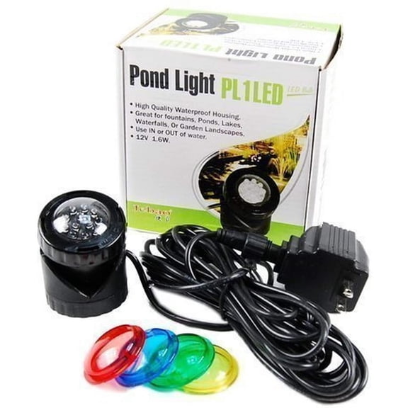 Jebao 12V PL1LED Submersible Led Pond Light with Photocell Sensor