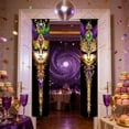 thumbnail image 5 of Cheapark Carnival Decor Party Atmospheres Hanging Flags Mardi Gras Festival Couplets Banners, 5 of 6