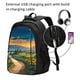 thumbnail image 2 of Easygdp Sunflowers At Sunset Mochila para Laptop de Viaje con Puerto USB, Mochila para Laptop con Puerto de Carga USB para Mujeres y Hombres, 2 of 7